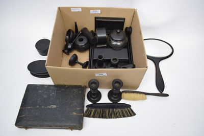 Lot 228 - Box containing quantity of Bakelite and wooden...