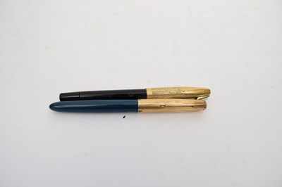 Lot 234 - Two fountain pens, one Parker with 14k gold...
