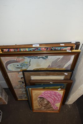 Lot 684 - MIXED LOT OF VARIOUS PICTURES TO INCLUDE OIL...