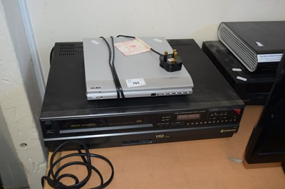 Lot 703 - SAMSUNG VIDEO PLAYER AND AN ALBA CD PLAYER