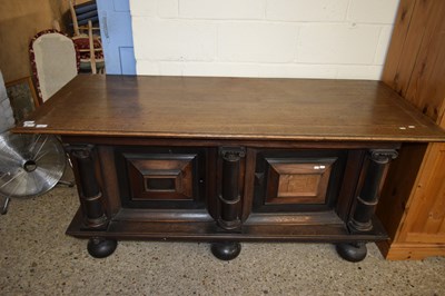 Lot 124 - 18th century and later oak Continental...