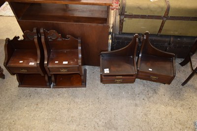 Lot 184 - TWO PAIRS OF LATE VICTORIAN SINGLE DRAWER...