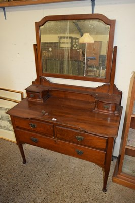 Lot 196 - LATE VICTORIAN AMERICAN WALNUT DRESSING TABLE...
