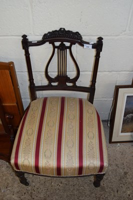 Lot 200 - LATE 19TH CENTURY MAHOGANY FRAMED SIDE CHAIR...