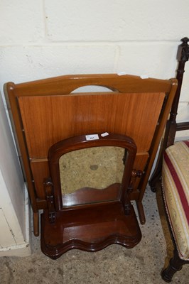 Lot 201 - SMALL VICTORIAN SWING DRESSING TABLE MIRROR...