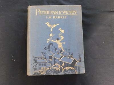 Lot 4 - SIR JAMES MATTHEW BARRIE: PETER PAN AND WENDY,...