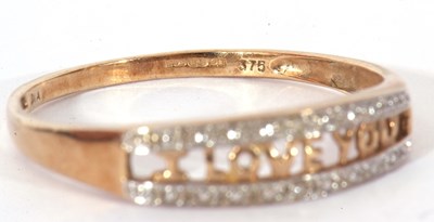 Lot 29 - Group of four hallmarked 9ct gold rings, three...