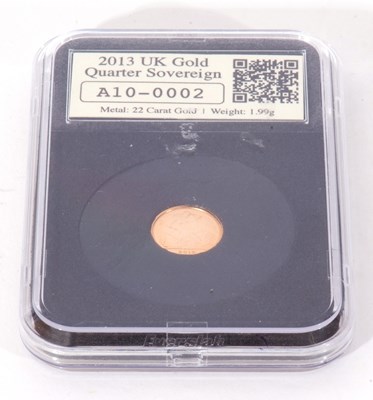 Lot 161 - 2013 UK gold quarter sovereign