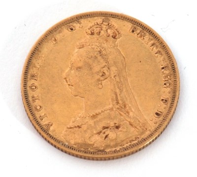 Lot 162 - Victorian gold sovereign dated 1890