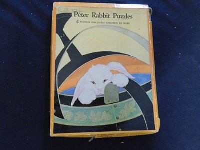 Lot 72 - PETER RABBIT PUZZLES, 4 PUZZLES FOR LITTLE...