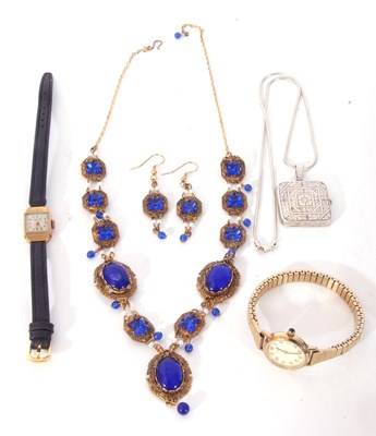 Lot 316 - Mixed lot to include two ladies wrist watches,...