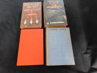 Lot 81 - REX STOUT: 2 titles: THREE FOR THE CHAIR,...