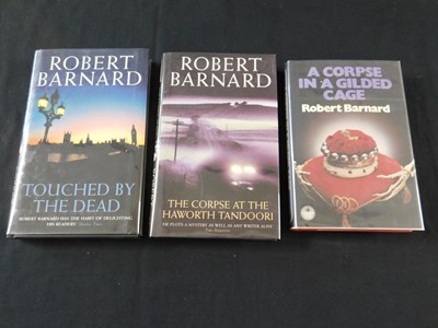 Lot 150 - ROBERT BARNARD: 3 titles: A CORPSE IN A GILDED...