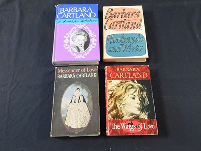 Lot 151 - BARBARA CARTLAND: 4 titles, all signed and...