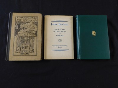 Lot 160 - JOHN BUCHAN: 3 titles: SCHOLAR AND GIPSIES,...