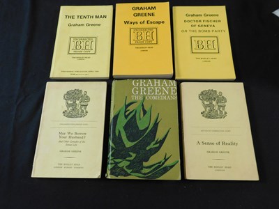 Lot 165 - GRAHAM GREENE: 6 titles: A SENSE OF REALITY,...