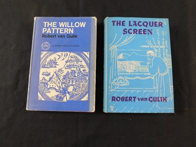 Lot 168 - ROBERT VAN GULIK: 2 titles: THE LACQUER SCREEN,...