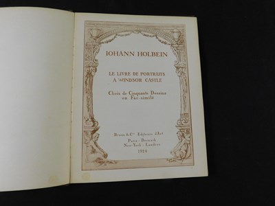 Lot 226 - IOHANN HOLBEIN LE LIVRE DE PORTRAITS A WINDSOR...