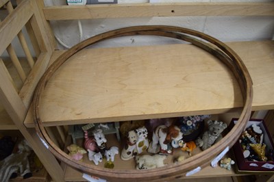 Lot 537 - PAIR OF CIRCULAR WOODEN FRAMES