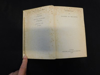 Lot 255 - DAPHNE DU MAURIER: REBECCA, London, Victor...