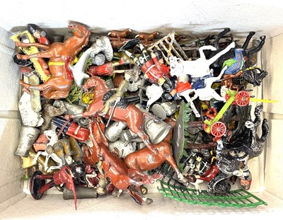 Lot 88 - A quantity of mixed lead toys, to include...