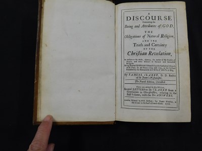 Lot 288 - SAMUEL CLARKE: A DISCOURSE CONCERNING THE...