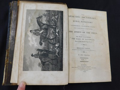 Lot 343 - WILLIAM TAMPLIN: THE SPORTING DICTIONARY AND...