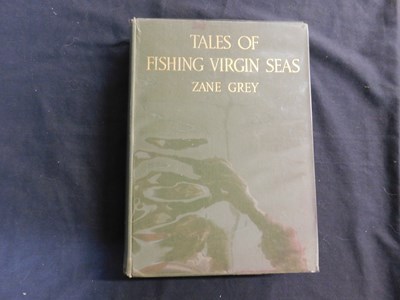 Lot 398 - ZANE GREY: TALES OF FISHING VIRGIN SEAS:...