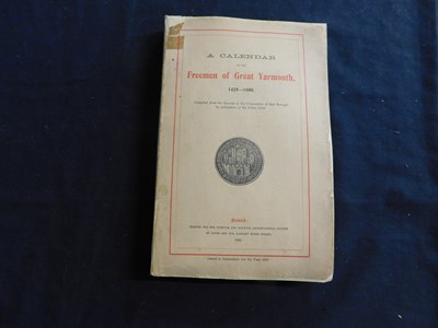 Lot 449 - A CALENDAR OF THE FREE MEN OF GREAT YARMOUTH...