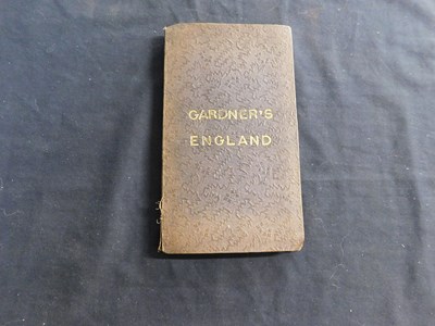 Lot 456 - W R GARDNER: NEW AND IMPROVED MAP OF ENGLAND...