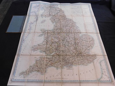 Lot 456 - W R GARDNER: NEW AND IMPROVED MAP OF ENGLAND...