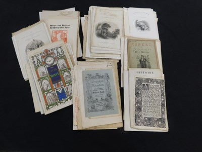 Lot 475 - Packet: Good quantity assorted title pages...