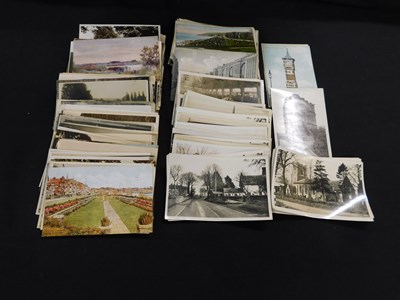 Lot 483 - Box:  Circa 230 assorted picture postcards as...