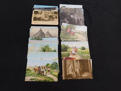 Lot 484 - Packet: Circa 70 Russian picture postcards...