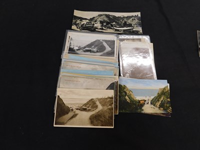 Lot 491 - Box: 140 plus picture postcards as removed...