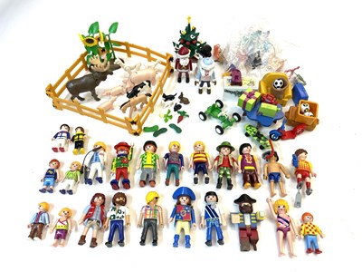 Lot 167 - A quantity of genuine Playmobil figures/people,...