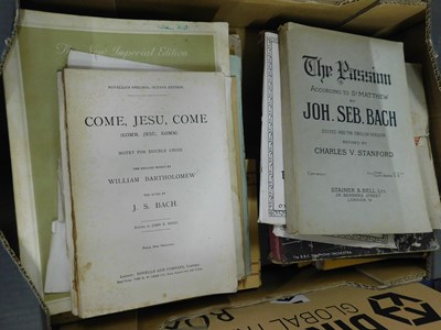 Lot 582 - 2 Boxes: Music including quantity sheet music