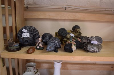 Lot 526 - COLLECTION OF VARIOUS HEDGEHOG ORNAMENTS