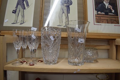 Lot 541 - MIXED LOT: MODERN LEAD CRYSTAL DRINKING...