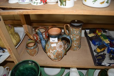 Lot 565 - COLLECTION OF DOULTON AND SLATERS POTTERY...