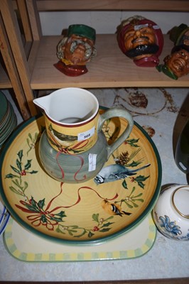 Lot 568 - LENOX WINTER GREETINGS JUG AND BOWL SET...