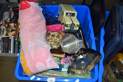 Lot 585 - A BOX OF VARIOUS ASSORTED MIXED HOUSEHOLD...