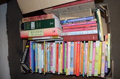 Lot 588 - 1 BOX OF BOOKS TO INCLUDE A RANGE OF CHILDRENS...