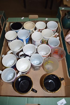 Lot 609 - BOX OF VARIOUS ASSORTED MUGS