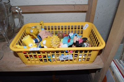 Lot 642 - BOX VARIOUS ASSORTED SMALL PLASTIC FIGURES TO...