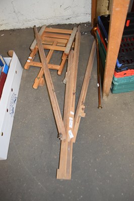 Lot 660 - 2 FOLDING ARTISTS EASELS