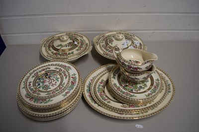 Lot 40 - A QUANTITY OF INDIA TREE PATTERN TABLE WARES