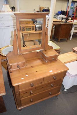 Lot 797 - MODERN PINE DRESSING CHEST, 82 CM WIDE