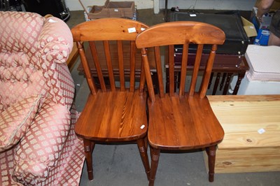 Lot 831 - PAIR OF MODERN KITCHEN CHAIRS