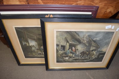 Lot 835 - TWO COLOURED PRINTS AFTER GEORGE MORLAND AND...